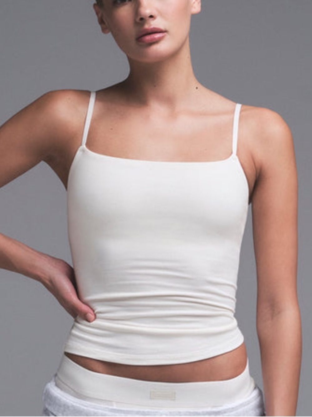 SKIMS Cotton Jersey Cami in Marble Size XS